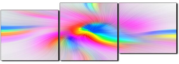 Obraz na plátne - Abstraktný obraz - panoráma 5267E (90x30 cm)