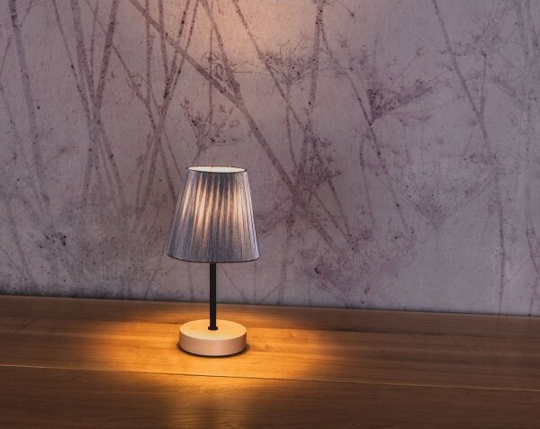 Spot-Light 7771960 - Stolná lampa MILA 1xE14/25W/230V breza