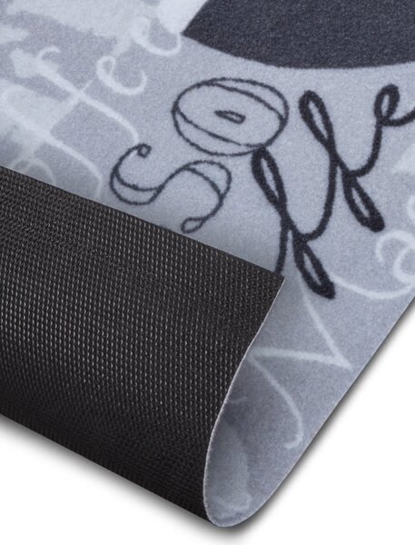 Hanse Home , Behúň Cook & Clean 105729 Grey Black White, 50x150, šedá, kuchyňa