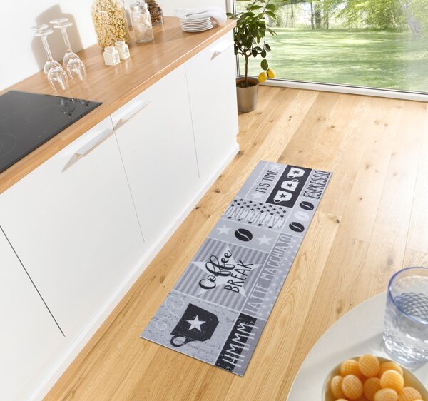 Hanse Home , Behúň Cook & Clean 105723 Grey Black White, 50x150, šedá, kuchyňa