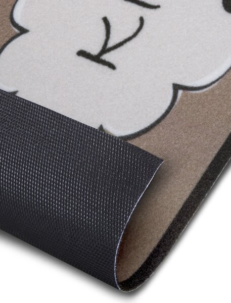 Hanse Home , Behúň Cook & Clean 105728 Brown White Black, 50x150, hnedá, kuchyňa
