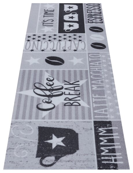 Hanse Home , Behúň Cook & Clean 105723 Grey Black White, 50x150, šedá, kuchyňa
