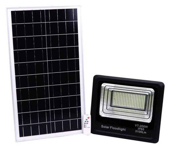 LED Vonkajší solárny reflektor LED/40W/10V IP65 6000K + DO