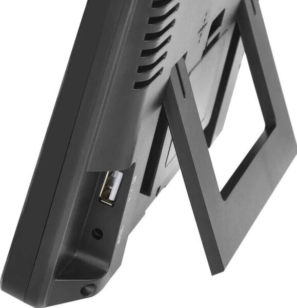 Meteostanica s LCD displejom GoSmart 230V/3xAAA Wi-Fi Tuya čierna
