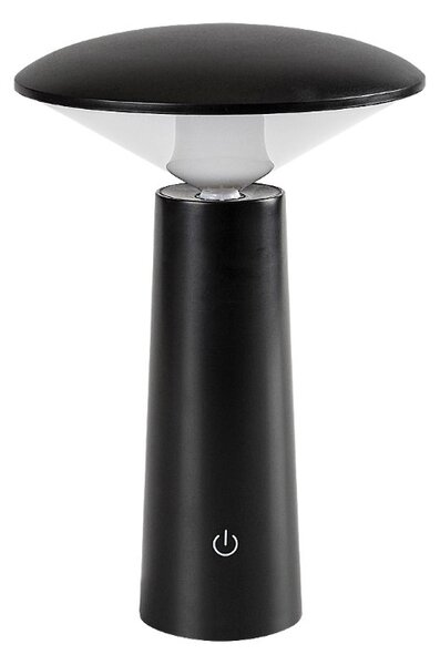 RABALUX 77147 Polperro dotyková stolná lampička nabíjacia V210mm LED 3W/180lm 2800+4000+6500K čierna
