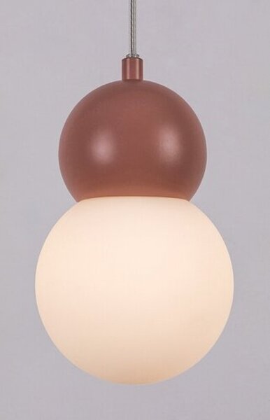RABALUX 72280 Gellia závesné svietidlo D120mm 1xG9 ružová, biela