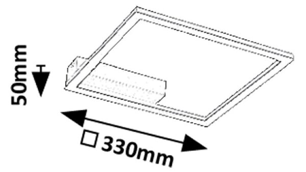 RABALUX 71375 Heleth stropné svietidlo LED 24W/2060lm 3000K čierna, biela