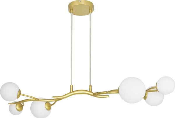 Brilagi - LED Luster na lanku MISTEL 6xG9/3W/230V zlatá/biela