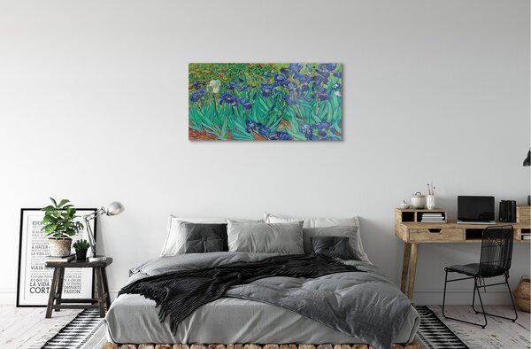 Obraz plexi Umenie kvety dúhovky 100x50 cm 2 Prívesky