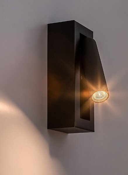 RABALUX 71285 Gello nástenné svietidlo s vypínačom D25mm LED 4W/210lm 3000K čierna