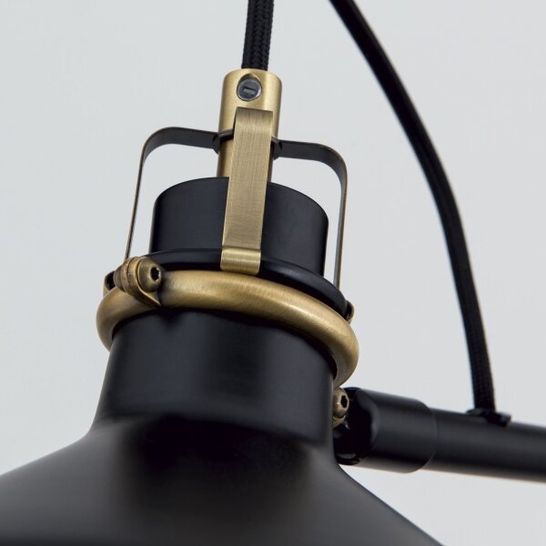 Orion Stl 12-1192/1 - Stojacia lampa SCHILLER 1xE27/40W/230V čierna/bronz
