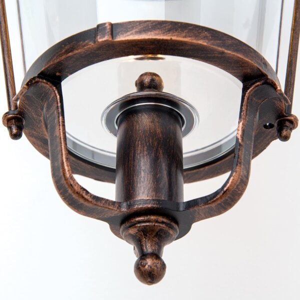 Orion AL 11K/360.01-Vonkajšia nást. lampa KENZO 1xE27/100W/230V IP44 bronz/patina