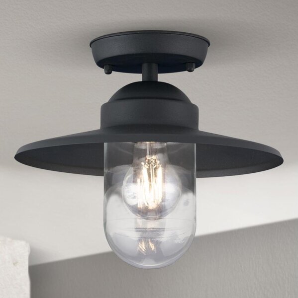 Orion AL 11-1317 - Vonkajšie prisadené svietidlo EDWARD 1xE27/60W/230V IP44 antracit