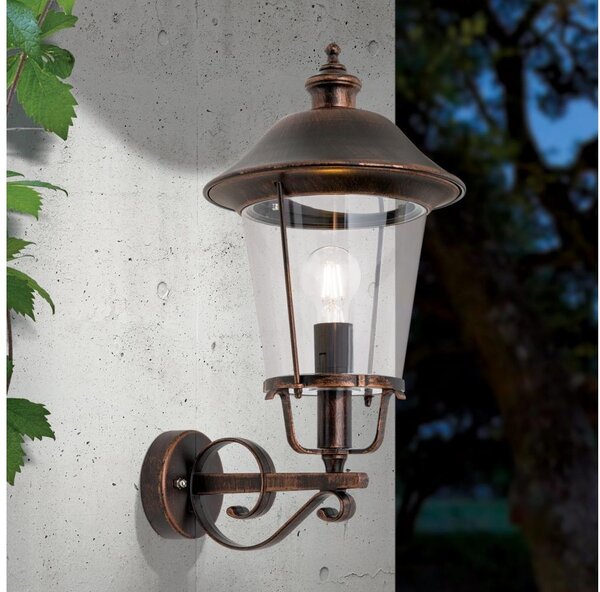 Orion AL 11K/360.00-Vonkajšia nást. lampa KENZO 1xE27/100W/230V IP44 bronz/patina