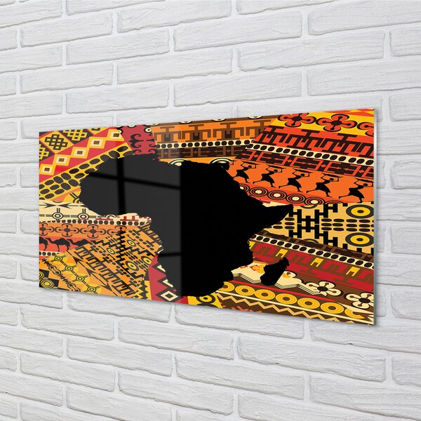 Obraz plexi Mapa vzory 100x50 cm 2 Prívesky