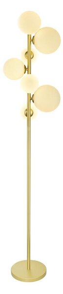 Brilagi - LED Stojacia lampa MILLA 7xG9/3W/230V zlatá/biela