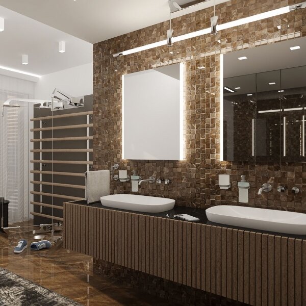 NIMCO ZP 11000 - LED podsvietené kúpeľňové zrkadlo 6500K 60x40 cm IP44