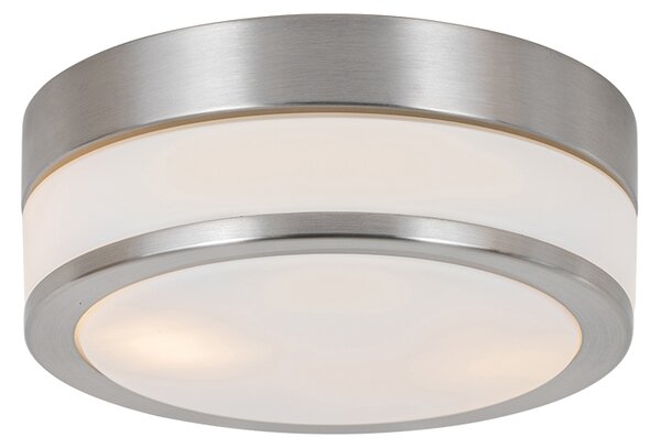 Klassieke buiten plafondlamp staal 23 cm IP44 - Flavi