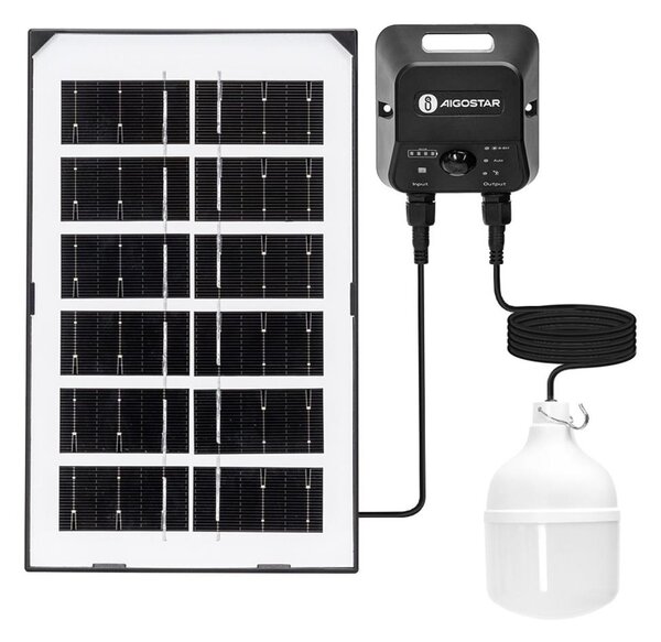 Aigostar - LED Solárny luster so senzorom LED/35W/12V 3000 mAh 6500K pr. 10 cm