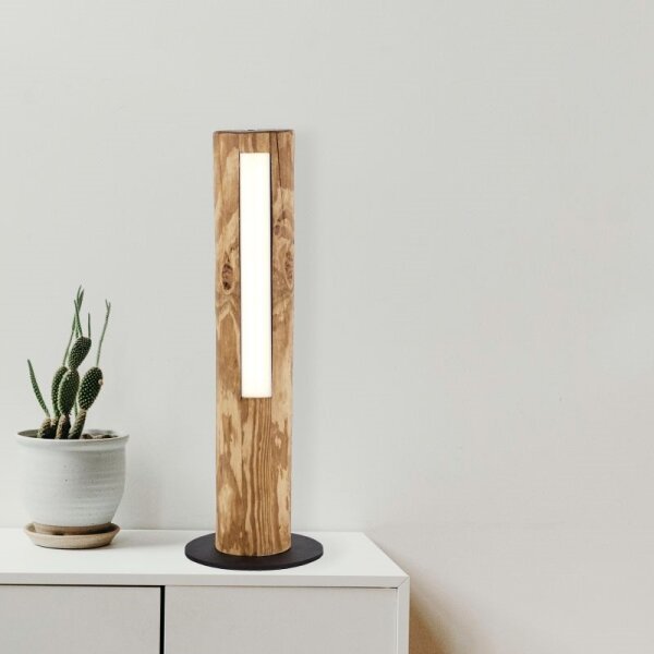 Brilliant - LED Stmievateľná dotyková stolná lampa ODUN LED/8W/230V borovica