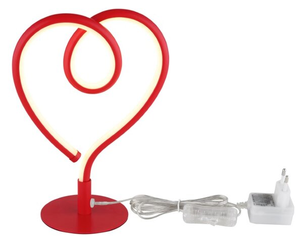 GLOBO 28054R AMORE dekoračné osvetlenie LED 6W 450/250lm 3000K červená