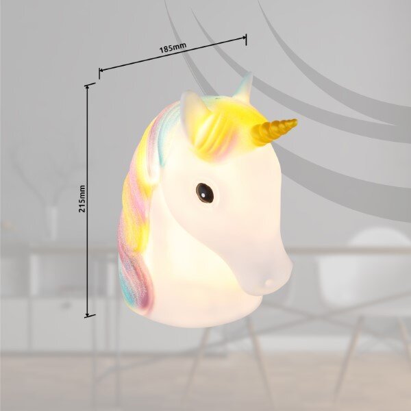 GLOBO 28052 UNICORN dekoračné osvetlenie LED 1W 3000K viacfarebná, USB Cable incl