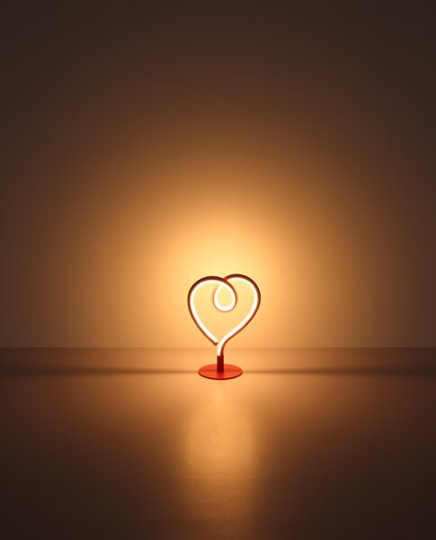 GLOBO 28054R AMORE dekoračné osvetlenie LED 6W 450/250lm 3000K červená