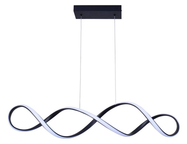LED Luster na lanku INFINITO LED/34W/230V čierna