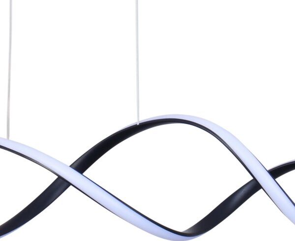 LED Luster na lanku INFINITO LED/34W/230V čierna