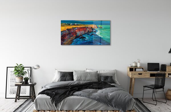 Obraz plexi Morská oblohy skaly 100x50 cm 2 Prívesky