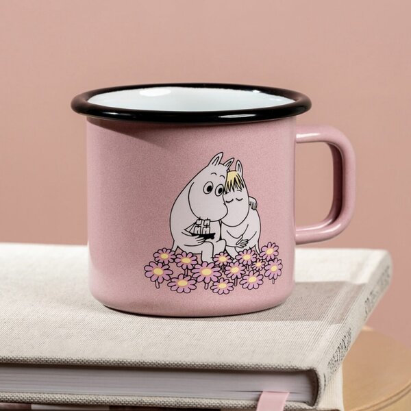 Muurla Hrnček Moomin Together 0,37l, ružový