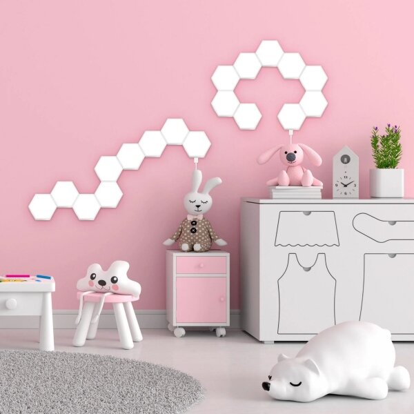 LED RGBW Stm. nástenné dekoračné svietidlo MAYA LED/1W/230V + diaľkové ovládanie
