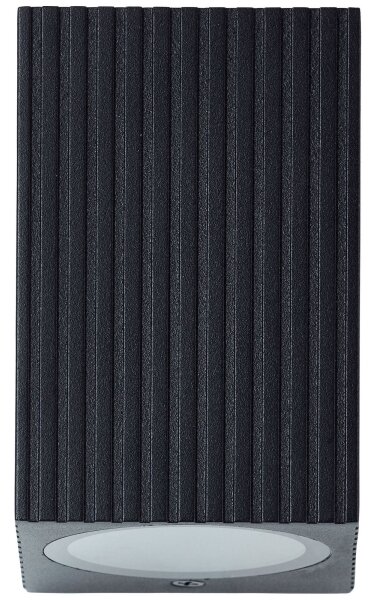 Brilliant - Vonkajšie nástenné svietidlo JELANI 1xGU10/10W/230V IP44 čierna