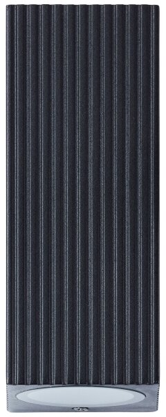 Brilliant - Vonkajšie nástenné svietidlo JELANI 2xGU10/10W/230V IP44 čierna