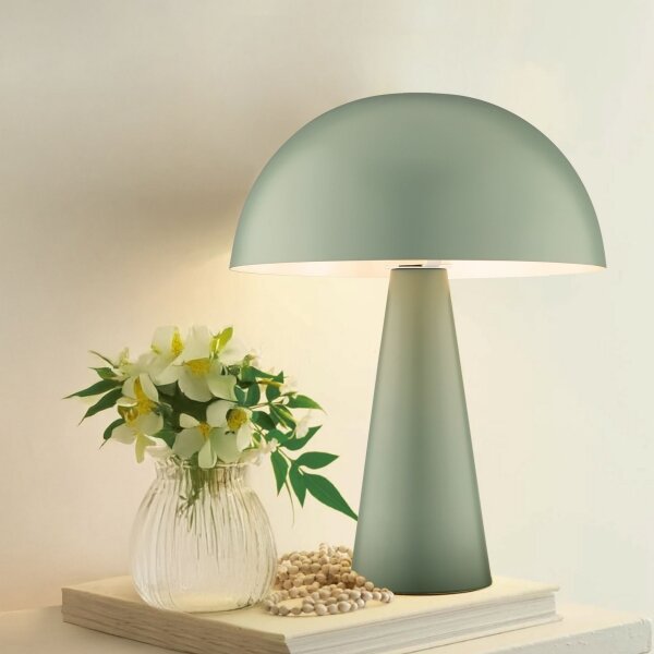 Brilliant - Stolná lampa SIGRUN 1xE14/28W/230V zelená