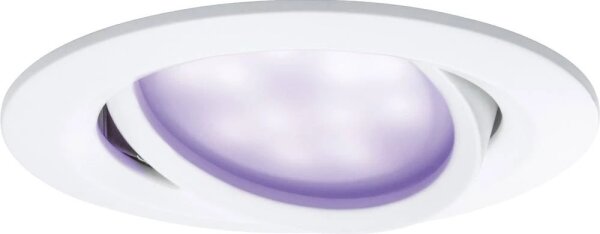 Paulmann 93940 -SADA 3x LED RGBW/2W IP23 Stm. kúpeľňové podhľadové svietidlo 230V