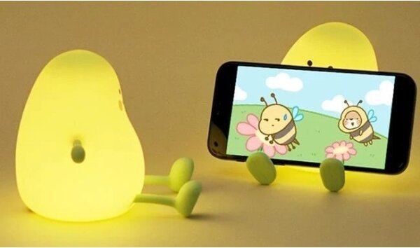 LED Stmievateľné nabíjacie detské nočné svetlo LED/1W/5V 3000K 800 mAh mango