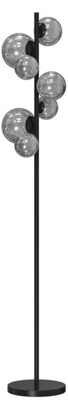 ONLI - Stojacia lampa PALOMA 7xG9/10W/230V čierna/dymová