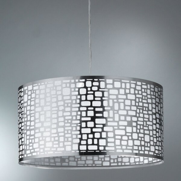 ONLI - Luster na lanku BRUCE 1xE27/15W/230V pr. 45 cm matný chróm