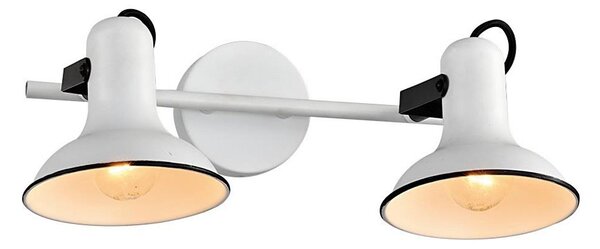 Prezent 75474 - Nástenné bodové svietidlo ANDORA 2xE14/40W/230V biela