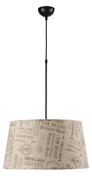 ONLI - Luster na lanku MAIDA 1xE27/15W/230V pr. 50 cm hnedá