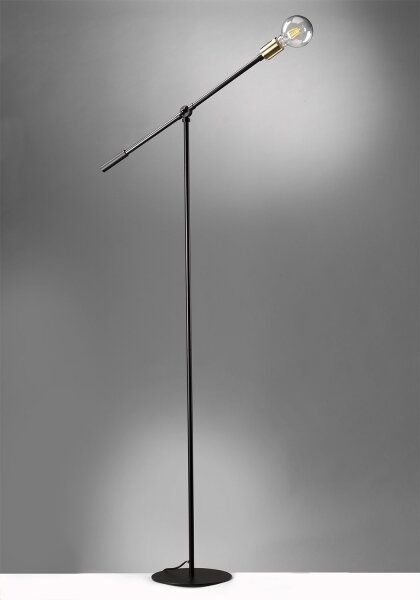 ONLI - Stojacia lampa ASTE 1xE27/15W/230V čierna/zlatá