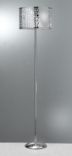 ONLI - Stojacia lampa BRUCE 1xE27/15W/230V matný chróm