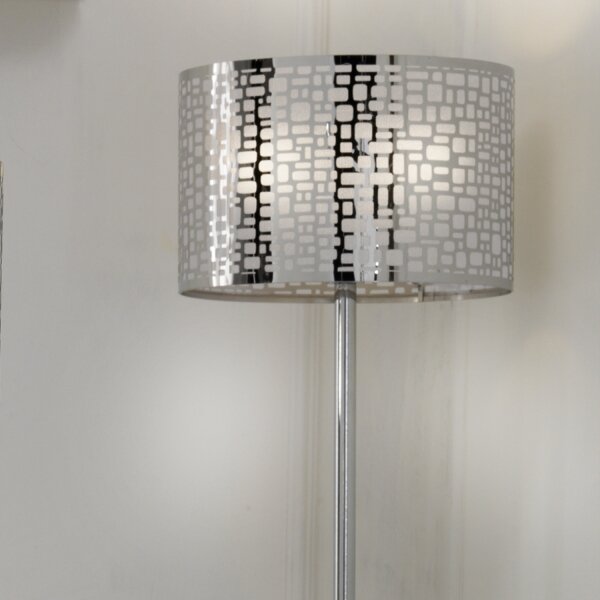 ONLI - Stojacia lampa BRUCE 1xE27/15W/230V matný chróm