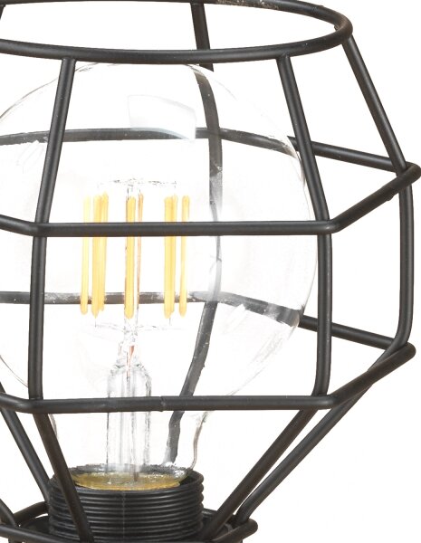 ONLI - Stolná lampa SPIDER 1xE27/15W/230V 23 cm čierna/hnedá