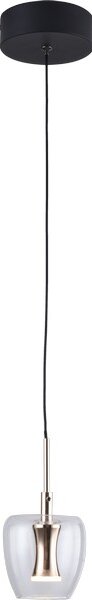 LED závesné svietidlo 350 lm 3000K čierno zlaté Zuma Line NELSON MD2291-1A-3BGN
