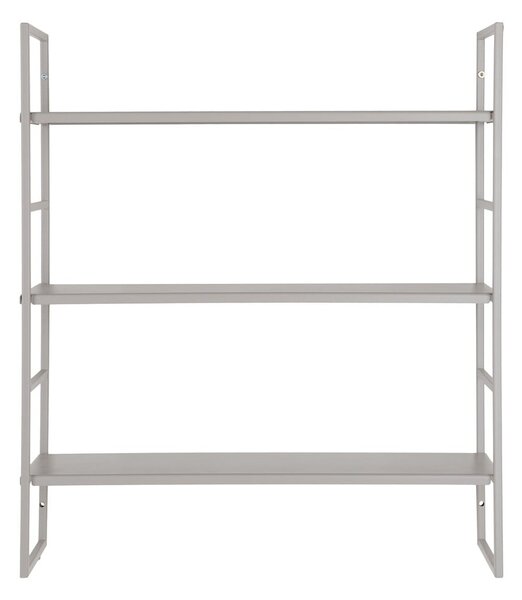 Svetlosivá poschodová kovová polica 48 cm Beja – House Nordic