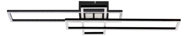 LED stropné svietidlo 2300 lm 3000-6000K čierne s diaľkovým ovládačom Zuma Line LUMENZ MS243-BK