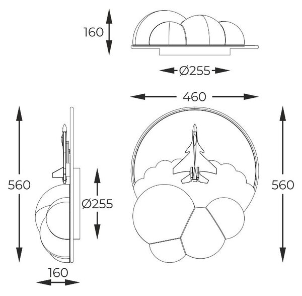 LED stropné svietidlo 4100 lm 2700-6000K biele s diaľkovým ovládačom Zuma Line FOCUS MX4024-1-3WT