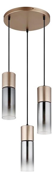 Globo 21000-3HCA - Závesné svietidlo na lankách ANNIKA 3xE27/25W/230V pr. 30 cm